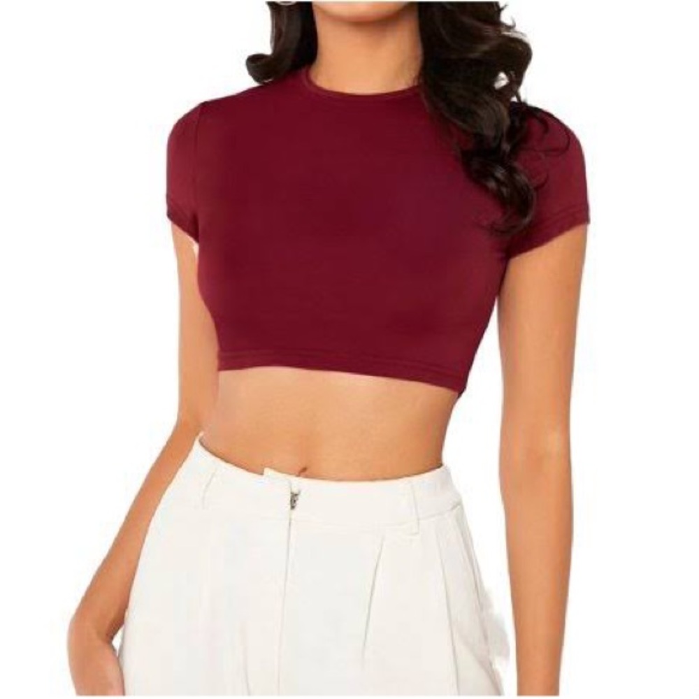NWOT wild fable cropped tee